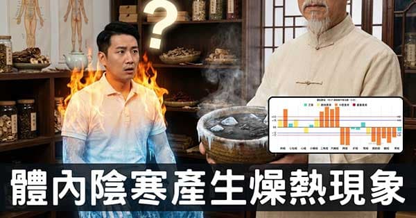 體內陰寒所展現的燥熱現象？從寒熱指數探討真相！