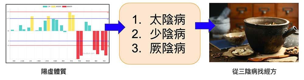 陽虛經絡體質，遇到什麼症狀都從三陰病下手