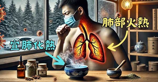 運用中藥宣肺化熱