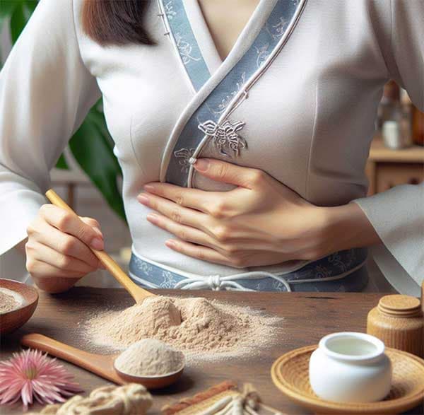 運用中藥燥濕和胃
