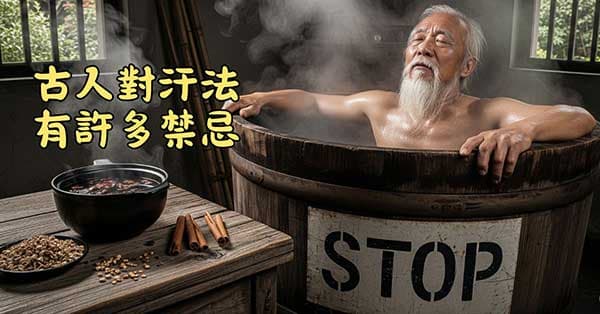 古人對汗法較為保守，提出許多的禁忌條件