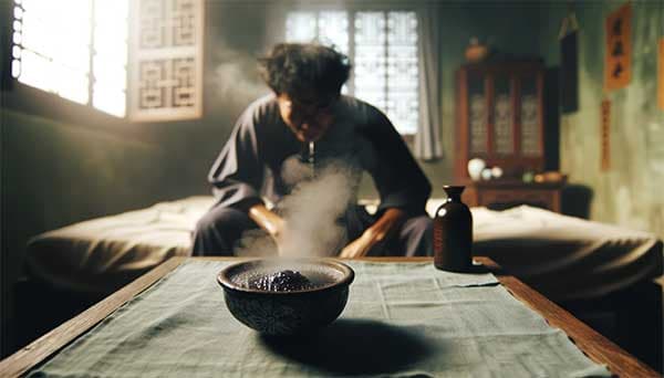 古人透過中藥發汗來達到退燒的目的