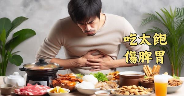經常吃太飽的人，很傷害脾胃