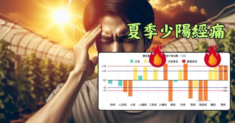 進入夏季之後，容易出現少陽經疼痛