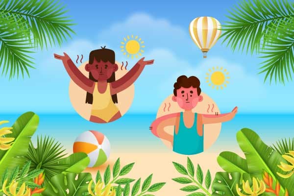 炎熱夏季容易罹患熱病
