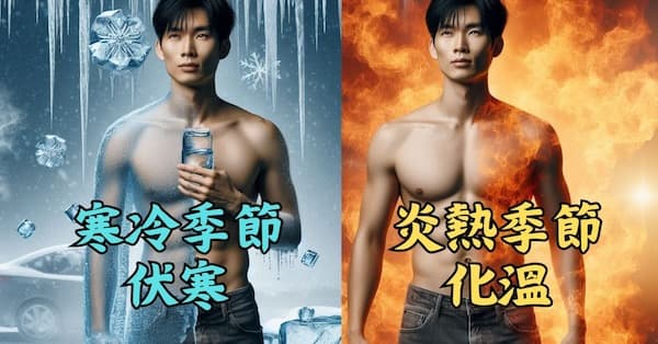 寒冷季節體內的伏寒，在天氣炎熱時會化溫熱