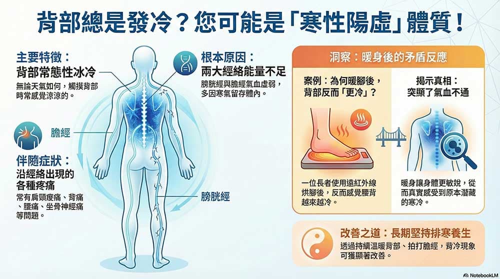 寒性體質的人，背冷是常態