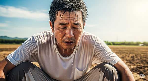 夏季容易流汗而感到疲勞