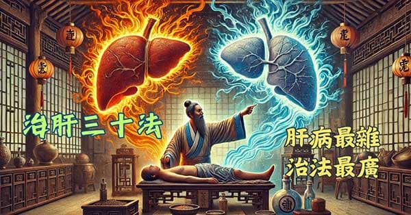 古代醫師認為肝病最雜而治法最廣