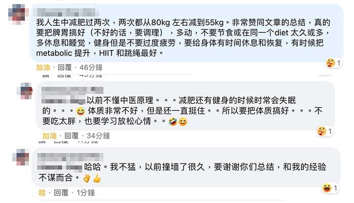 會員回饋本文的減肥觀念是有用的