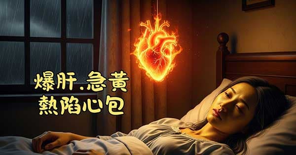 古人認為熱毒侵入體內，痰與熱遮蔽心包，造成心神混亂