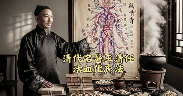 清代名醫王清任提出活血化瘀各種方劑
