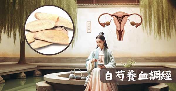 白芍具備養血調經之功效