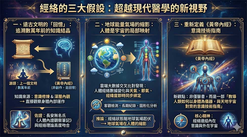 人類發現經絡的三大假設