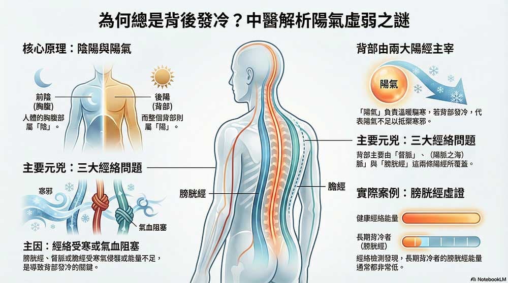 從經絡理解背冷現象