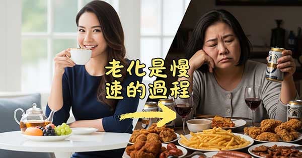 老化是一種慢速度的演變過程