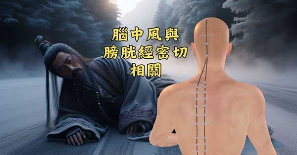 古人發現腦中風與膀胱經密切相關