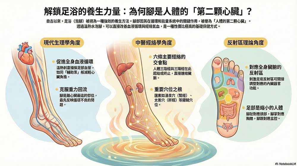 人體的腳部，可以算是第二顆心臟