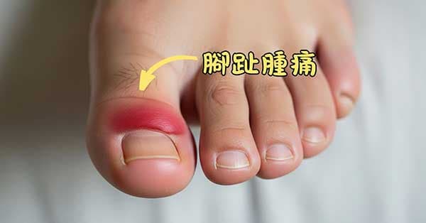 腳趾痛是常見的一種疼痛