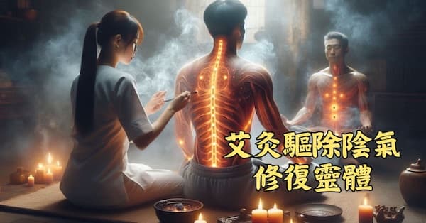 艾灸可以驅除體內陰氣，修復靈體
