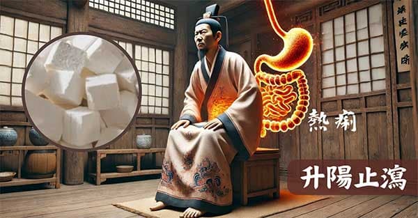 葛根具有升陽止瀉功效