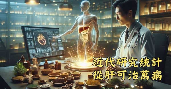 近代中醫臨床發現，從肝論治可改善諸多疾病