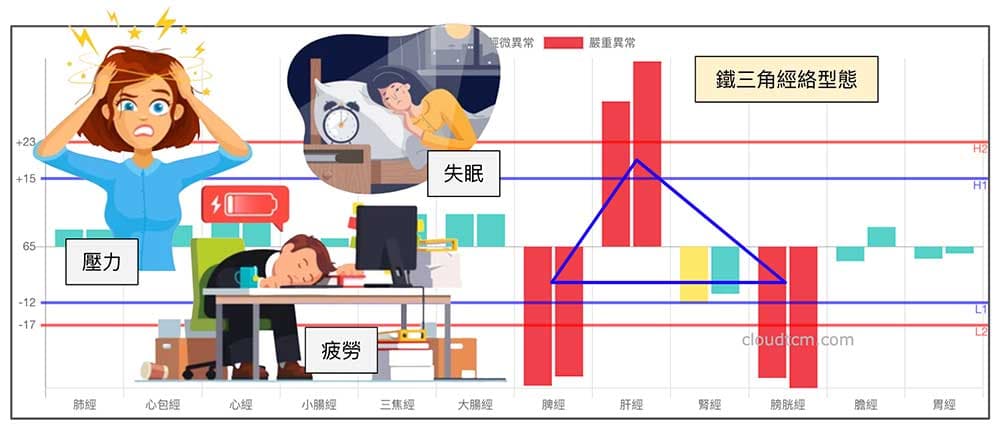 常出現小柴胡湯證的經絡型態