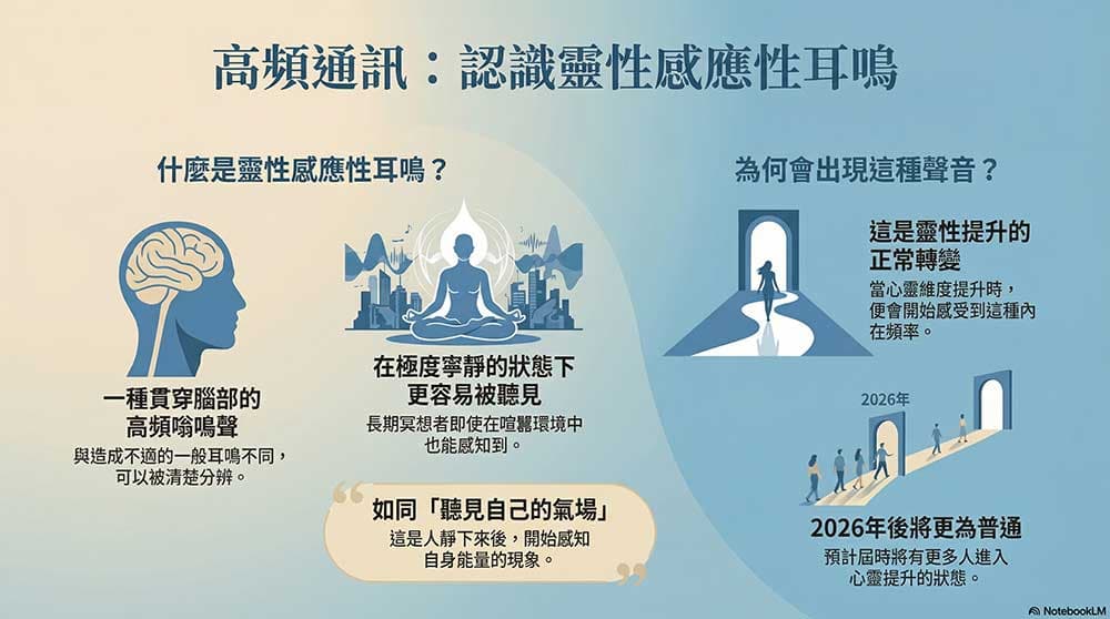 有在靈修冥想的人，腦子經常可以聽到嗡嗡聲