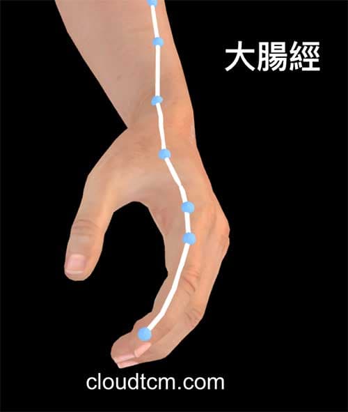 食指對應大腸經
