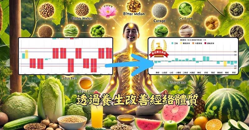 透過養生改善經絡體質，許多疾病將自然消失