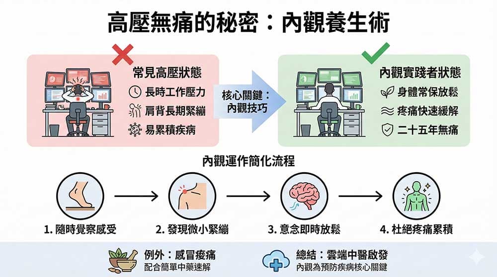 某會員分享長期面對高壓卻沒有疼痛的秘密