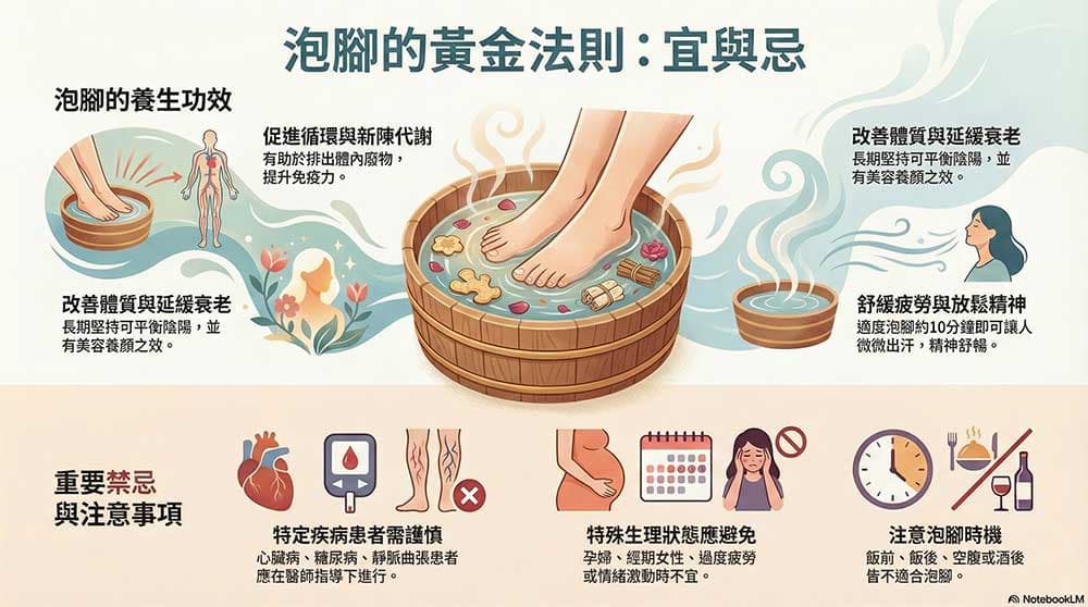 泡腳的優點與注意事項