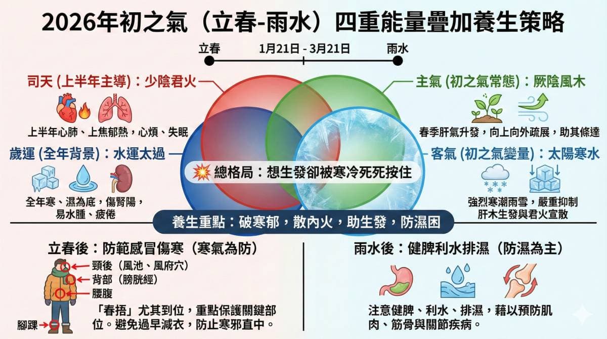 2026年立春之後的五運六氣，進行四重能量叠加