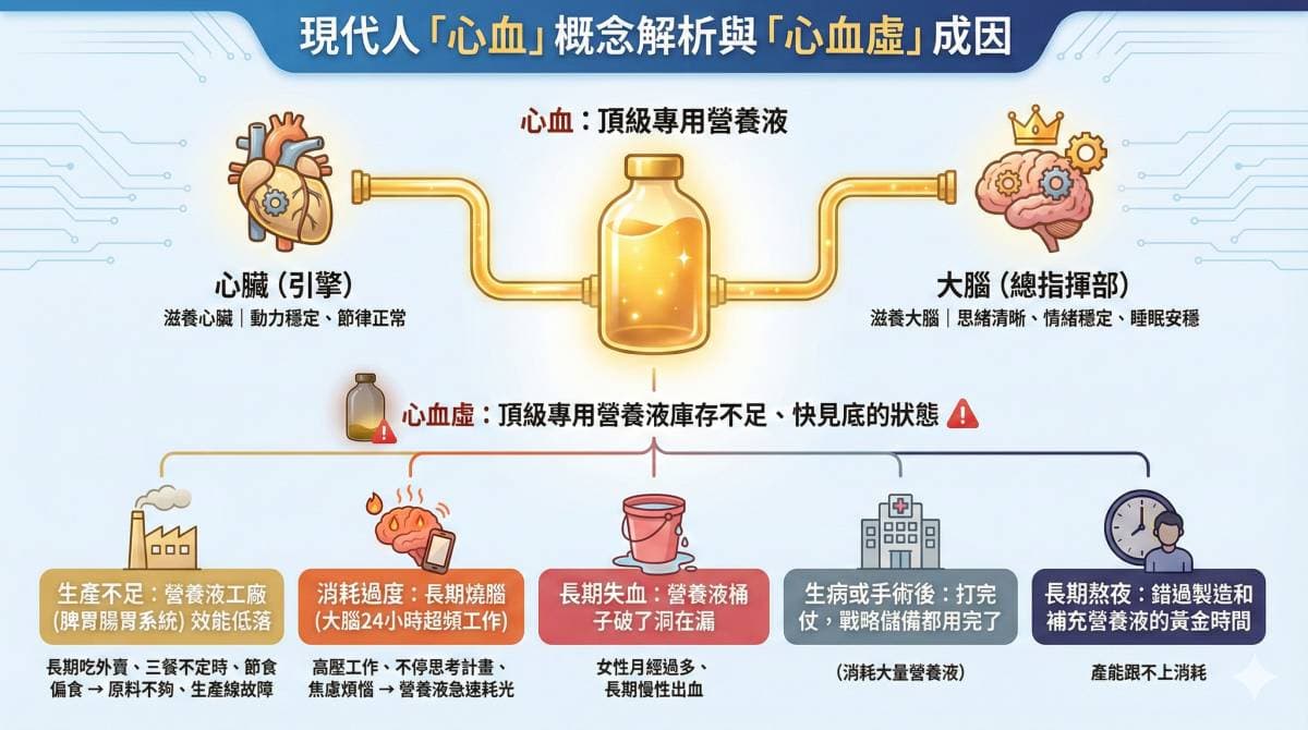 現代人的角度來理解心血虛