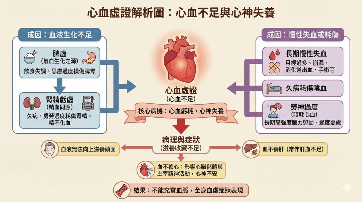 心血不足的原因