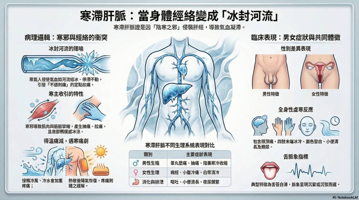 寒滯肝脈的現象