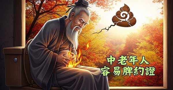 中老年人容易出現脾約證