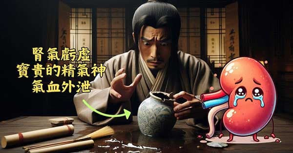 腎氣不固時，體內寶貴物質容易外泄
