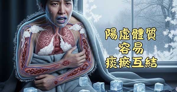 寒性陽虛體質的人，體內容易痰瘀互結