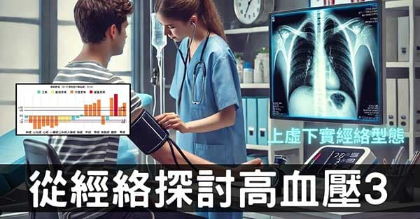 從經絡探討高血壓的原因(3):上虛下實經絡型態