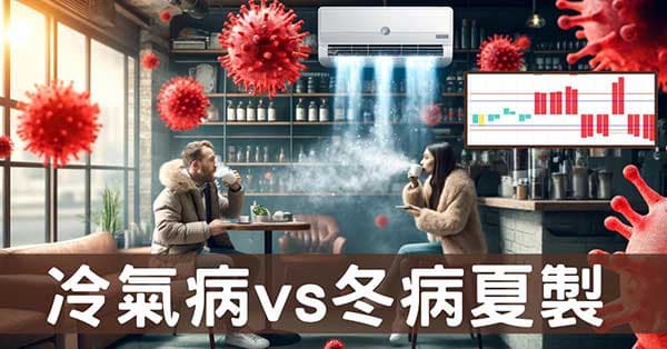 夏季受寒的機率比中暑高,預防冷氣病「冬病夏製」!