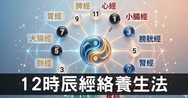 用一天療癒一生,12時辰經絡養生練習與驗證!