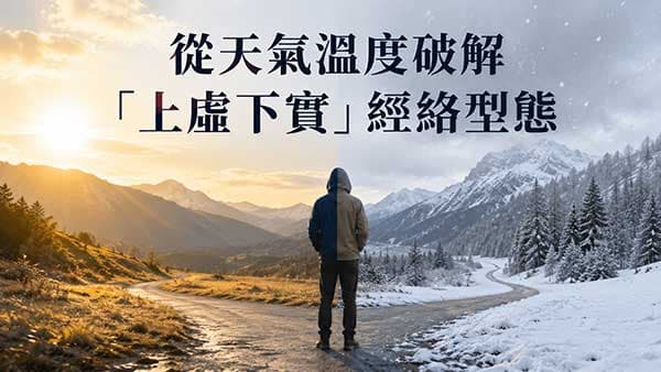 從天氣溫度破解「上虛下實」經絡型態?找出改善方法!