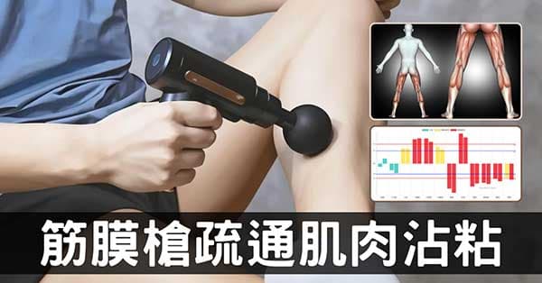 從經絡體質與經筋,找出筋膜按摩槍適用肌肉群!