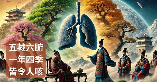 人體在一年四季五臟六腑生病時,都會造成咳嗽