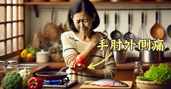 經常煮飯的家庭主婦,也有機會出現手肘外側痛