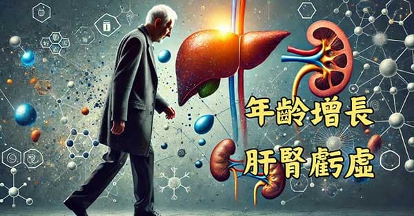 隨著年齡增長,肝腎功能自然衰退