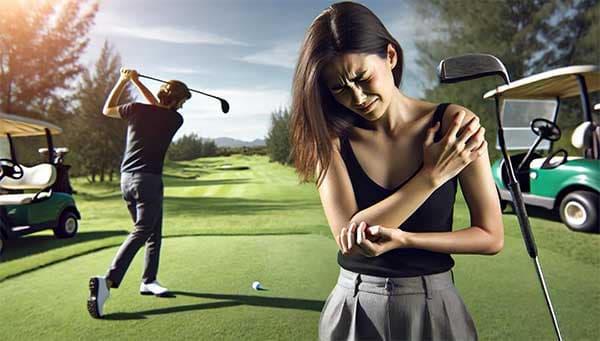 有些人不打高爾夫球,也沒有運動傷害,也會出現高爾夫球肘