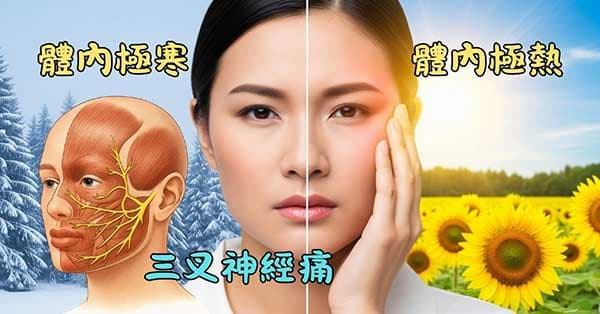 體內極寒或極熱都有可能出現三叉神經痛
