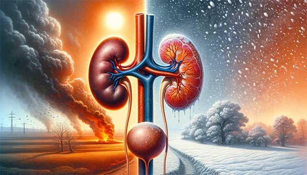 濕熱或陰寒的環境容易出現腎臟與膀胱疾病